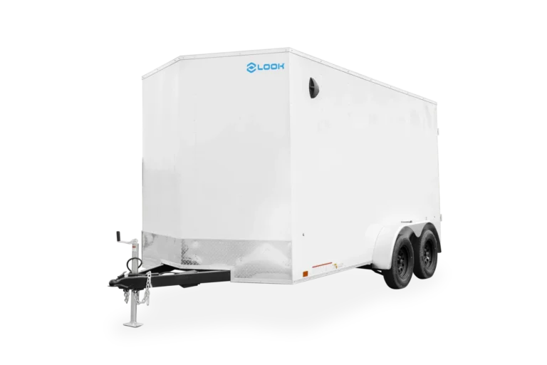 LOOK_ST_DLX_Enclosed-Cargo-Trailer-Front-View-with-Black-Wheels