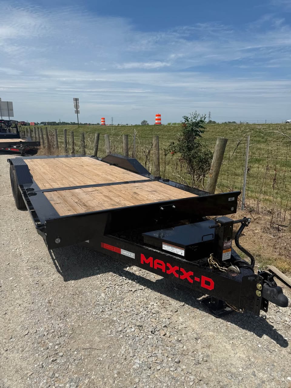MAXX-D 102 x 22 Split Tilt Equipment Trailer - SKU 144850