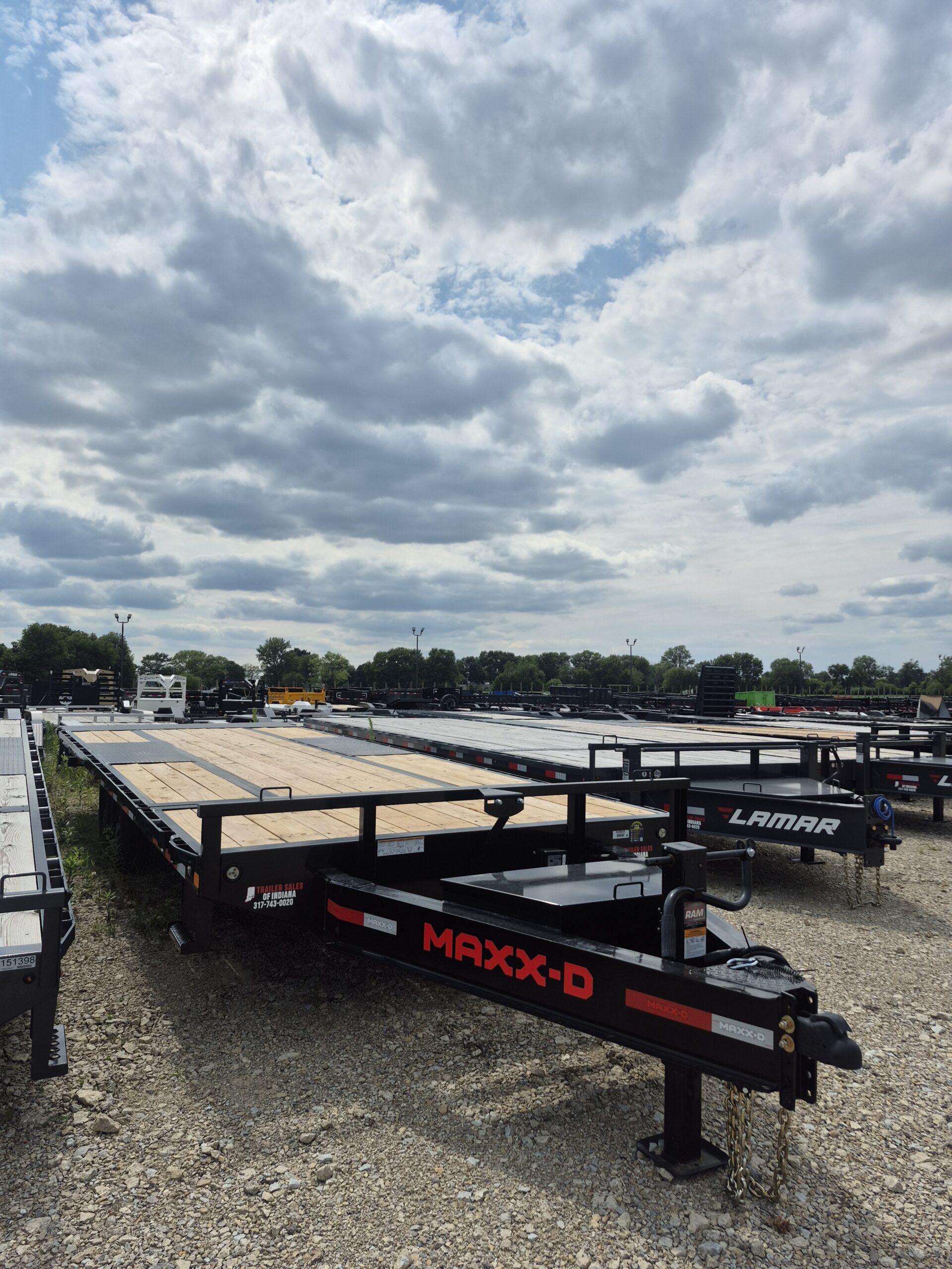 MAXX-D 102 x 24 Split Tilt Equipment Trailer - SKU 145645