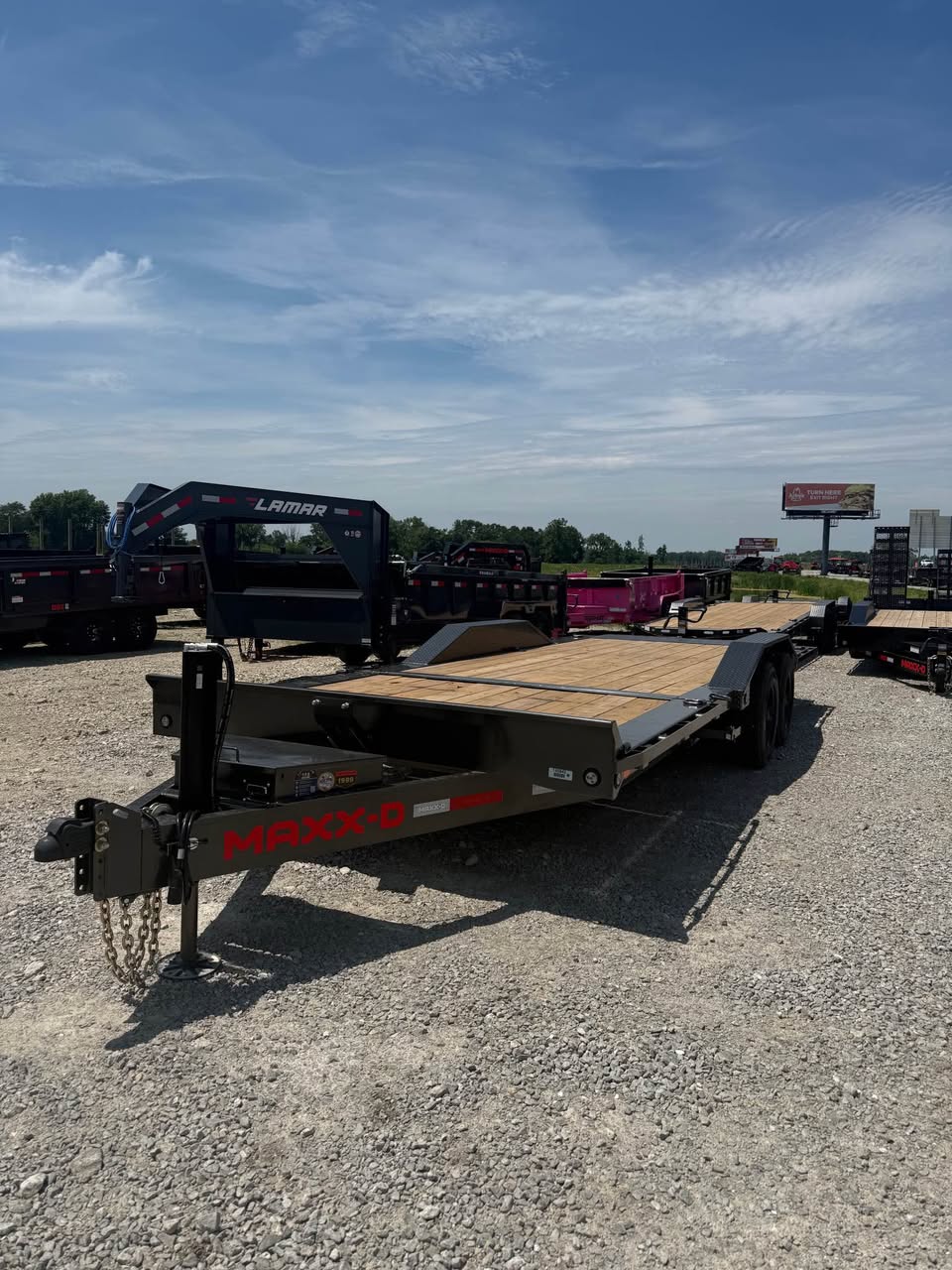 MAXX-D 102 x 22 Split Tilt Equipment Trailer - SKU 145842