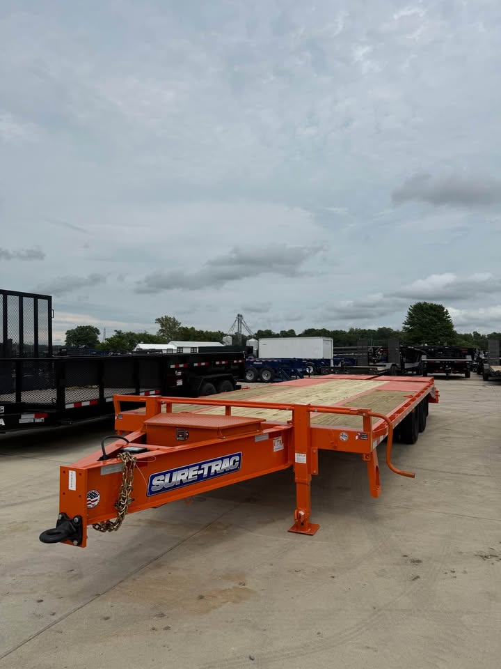 Sure Trac 102 x 25 Bumper Pull Flatbed Trailer - SKU 493249 - Image 2