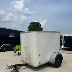 Pre-Owned Wells Cargo 48" x 7' Enclosed Cargo Trailer - SKU 012050