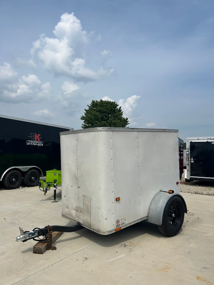 Pre-Owned Wells Cargo 48" x 7' Enclosed Cargo Trailer - SKU 012050