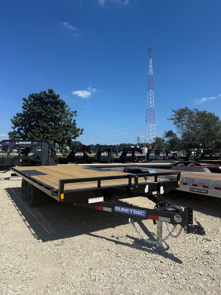 Sure-Trac 102 x 18 Bumper Pull Flatbed Trailer - SKU 497182