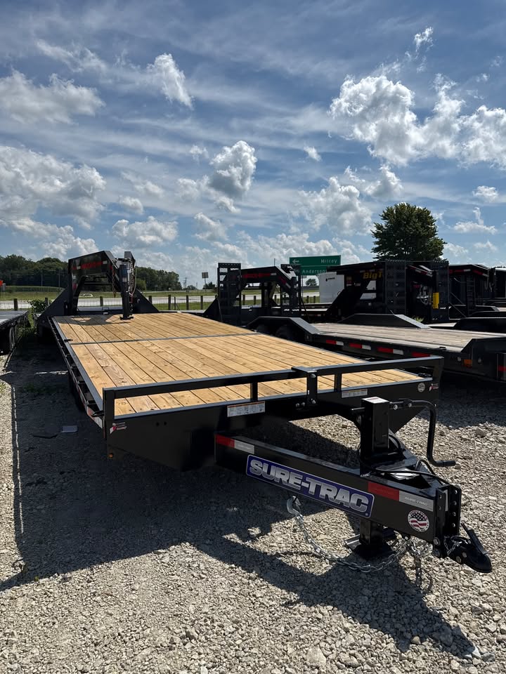 Sure-Trac 102 x 22 Bumper Pull Flatbed Trailer - SKU 498118