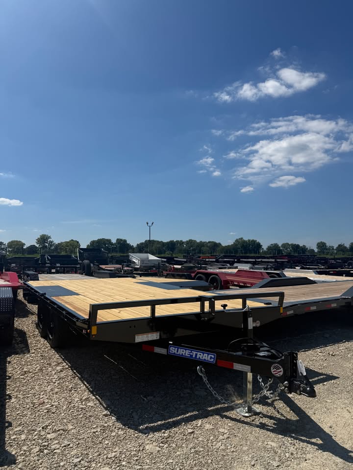 Sure-Trac 102 x 16 Bumper Pull Flatbed Trailer - SKU 498544