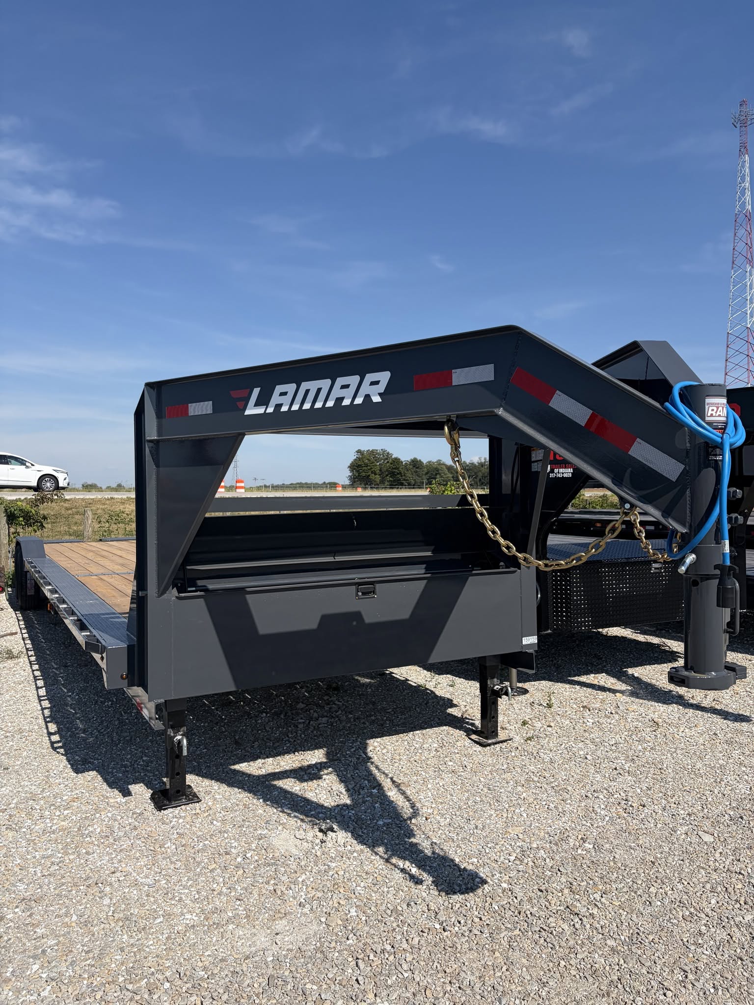 Lamar 102 in x 36 ft Fender Equipment Trailer - SKU 159159