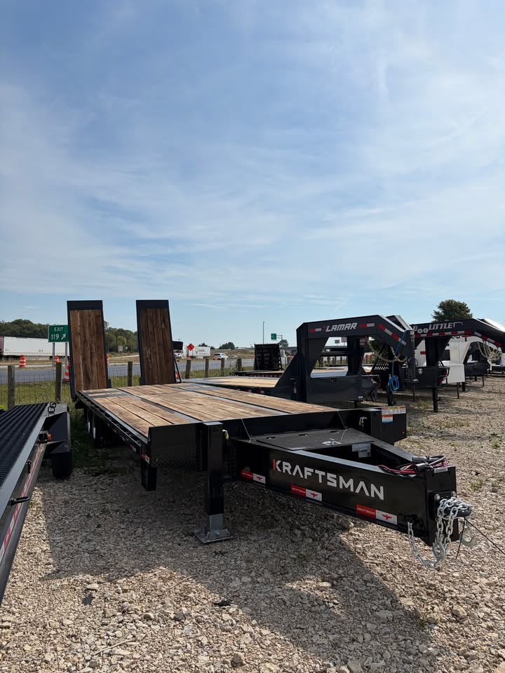 Kraftsman 102 x 30 Bumper Pull Flatbed Trailer - SKU 004779