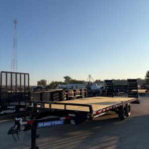 Sure-Trac 102 x 24 Bumper Pull Flatbed Trailer - SKU 500955