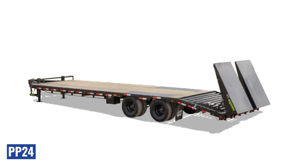 Load Trail Bumper Pull Flatbed Trailer - PP24 Model