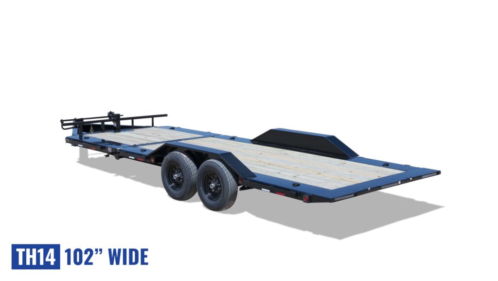 Load Trail Split Tilt Fender Equipment Trailer - TH Model